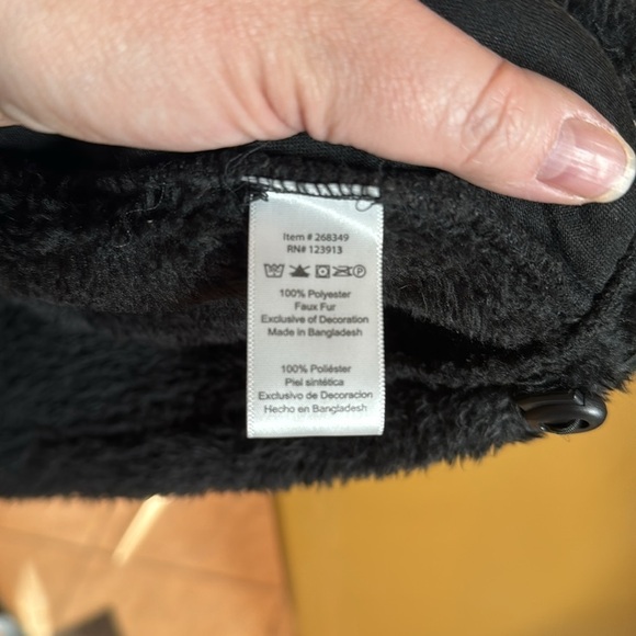 Jach’s NY jacket fleece Berber like 1/4 zip Black Pullover Size XXL Oversized - Picture 4 of 8